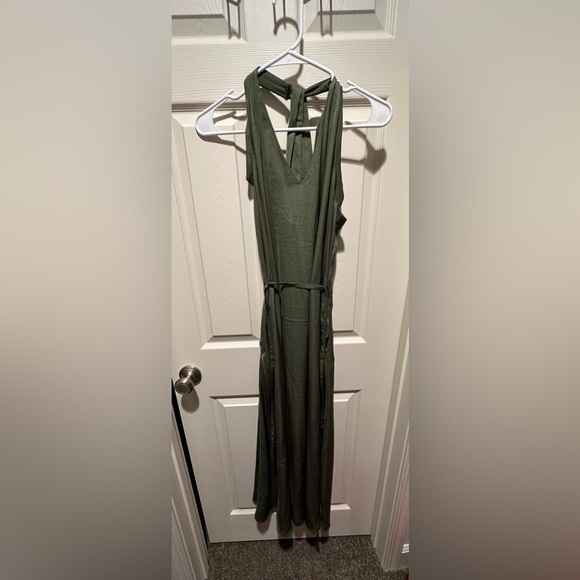 BANANA REPUBLIC Olive Midi Dress - Picture 2 of 5